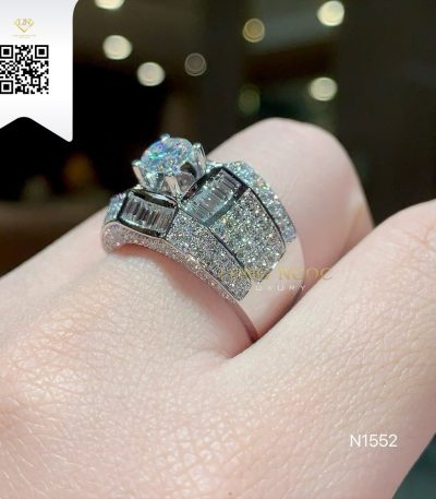 Nhẫn Nam Kim Cương N1552 Dương Trần Daimond