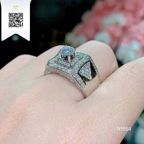 Nhẫn Nam Kim Cương N1554 Dương Trần Daimond