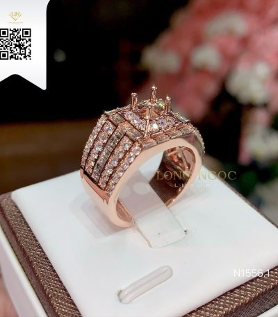 Nhẫn Nam Kim Cương N15561 Kim Cương Giá Tốt