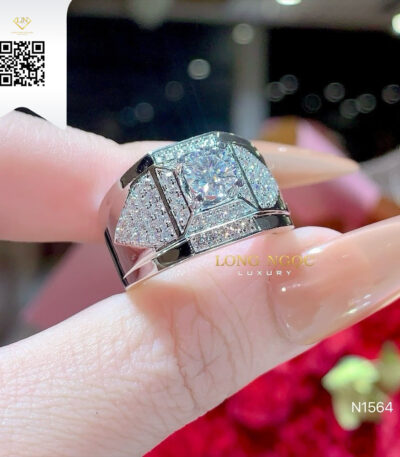 Nhẫn Nam Kim Cương N1564 Dương Trần Daimond