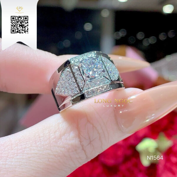 Nhẫn Nam Kim Cương N1564 Dương Trần Daimond