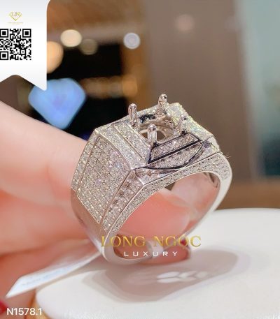 Nhẫn Nam Kim Cương N15781 Dương Trần Daimond