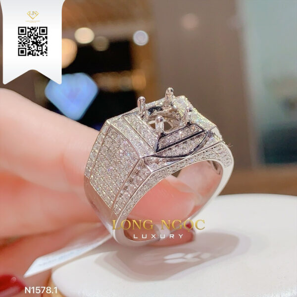 Nhẫn Nam Kim Cương N15781 Dương Trần Daimond