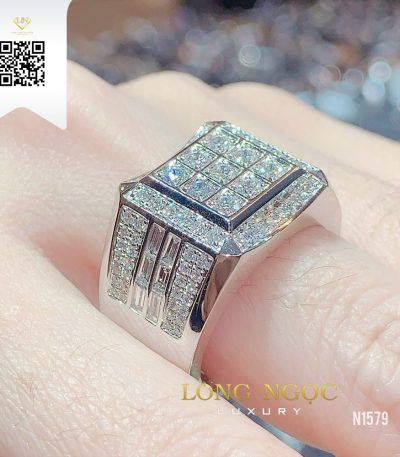 Nhẫn Nam Kim Cương N1579 Dương Trần Daimond