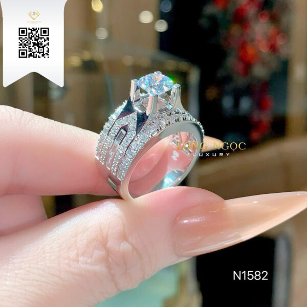 Nhẫn Nam Kim Cương N1582 Dương Trần Daimond