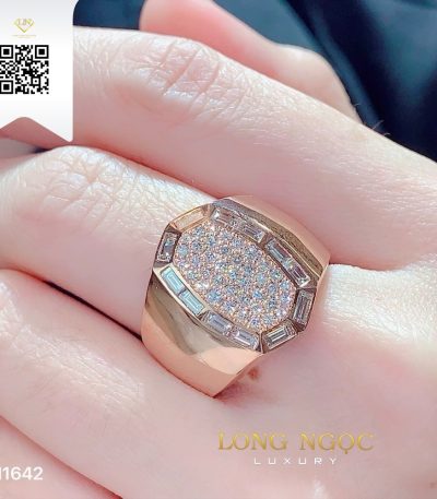 Nhẫn Nam Kim Cương N1642 Dương Trần Daimond