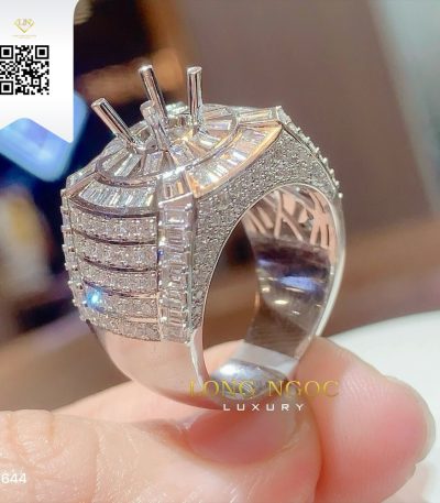 Nhẫn Nam Kim Cương N1644 Kim Cương Giá Tốt