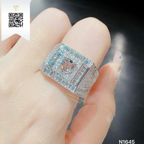 Nhẫn Nam Kim Cương N1645 Dương Trần Daimond