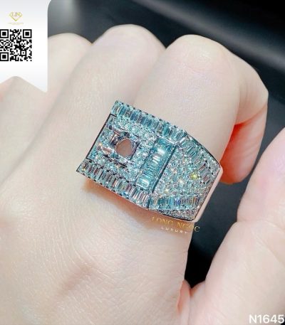 Nhẫn Nam Kim Cương N1645 Kim Cương Giá Tốt