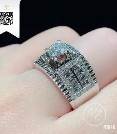 Nhẫn Nam Kim Cương N1646 Dương Trần Daimond