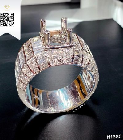 Nhẫn Nam Kim Cương N1660 Dương Trần Daimond