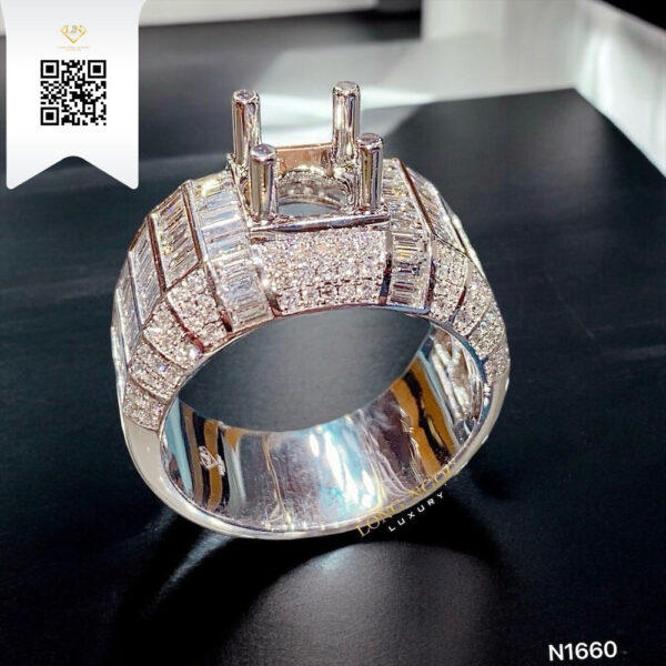 Nhẫn Nam Kim Cương N1660 Dương Trần Daimond