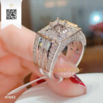 Nhẫn Nam Kim Cương N1662 Long Ngọc luxury