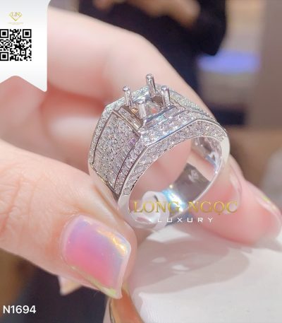 Nhẫn Nam Kim Cương N1694 Dương Trần Daimond