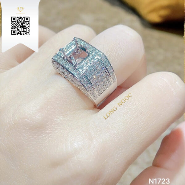 Nhẫn Nam Kim Cương N1723 Dương Trần Daimond