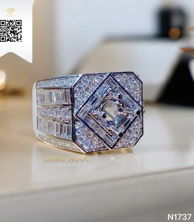 Nhẫn Nam Kim Cương N1737 Dương Trần Daimond