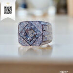 Nhẫn Nam Kim Cương N1737 Trần Dương Daimond Long Ngọc Luxury