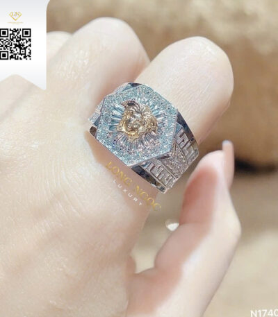 Nhẫn Nam Kim Cương N1740 Kim Cương Giá Tốt