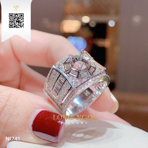Nhẫn Nam Kim Cương N1741 Dương Trần Daimond