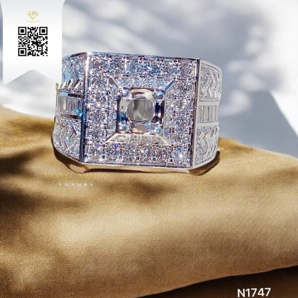 Nhẫn Nam Kim Cương N1747 Dương Trần Daimond