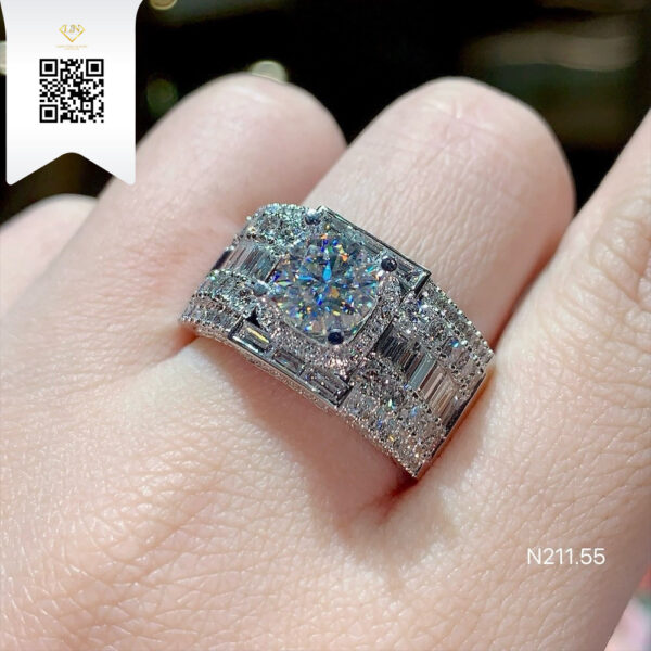 Nhẫn Nam Kim Cương N21155 Dương Trần Daimond