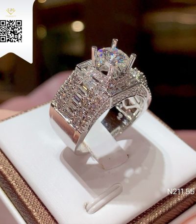 Nhẫn Nam Kim Cương N21155 Kim Cương Giá Tốt