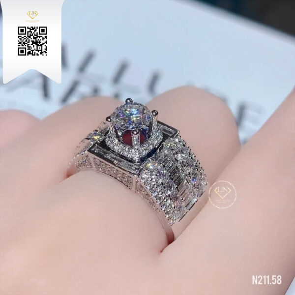 Nhẫn Nam Kim Cương N21158 Dương Trần Daimond