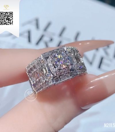 Nhẫn Nam Kim Cương N21158 Kim Cương Giá Tốt