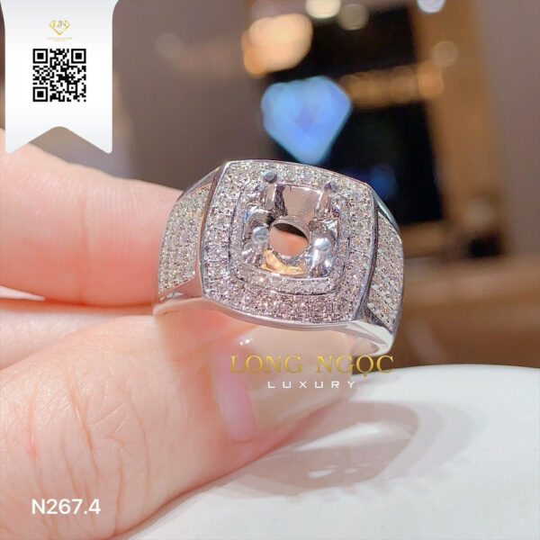 Nhẫn Nam Kim Cương N2674 Dương Trần Daimond