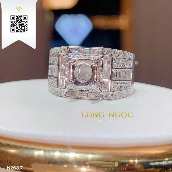 Nhẫn Nam Kim Cương N2687 Dương Trần Daimond