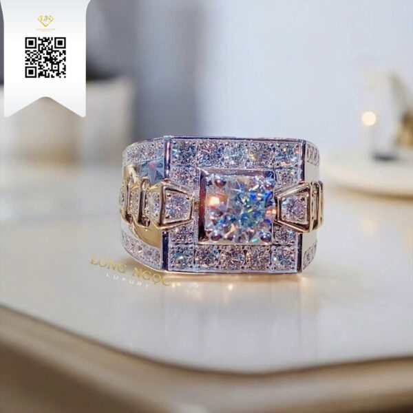 Nhẫn Nam Kim Cương N26911 Dương Trần Daimond