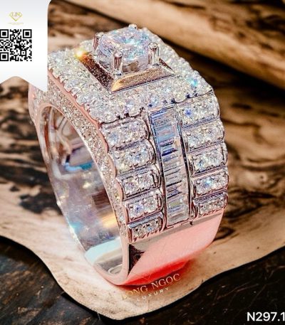 Nhẫn Nam Kim Cương N2971 Dương Trần Daimond