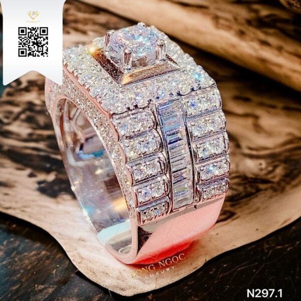 Nhẫn Nam Kim Cương N2971 Dương Trần Daimond