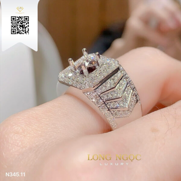 Nhẫn Nam Kim Cương N34511 Dương Trần Daimond