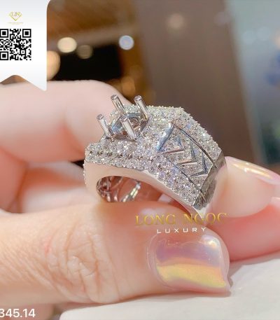 Nhẫn Nam Kim Cương N34514 Kim Cương Giá Tốt
