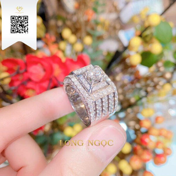 Nhẫn Nam Kim Cương N35322 Dương Trần Daimond