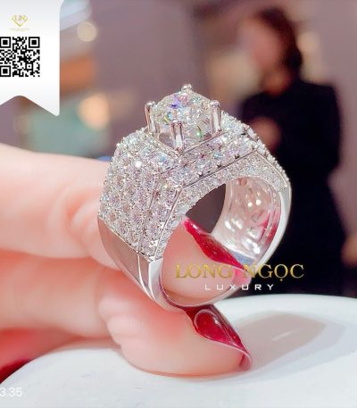 Nhẫn Nam Kim Cương N35335 Dương Trần Daimond
