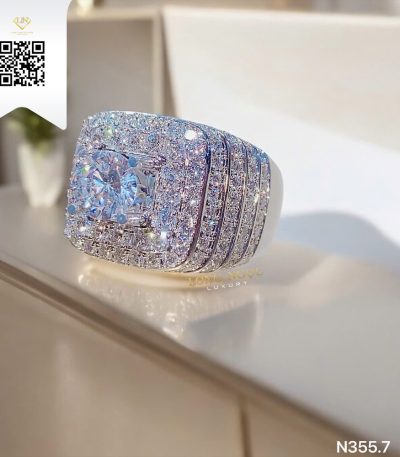 Nhẫn Nam Kim Cương N3557 Dương Trần Daimond