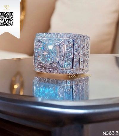 Nhẫn Nam Kim Cương N3633 Dương Trần Daimond