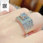 Nhẫn Nam Kim Cương N3845 Long Ngọc luxury