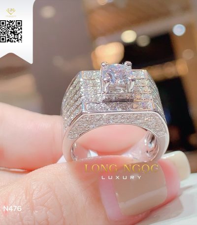 Nhẫn Nam Kim Cương N476 Dương Trần Daimond
