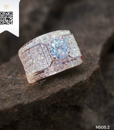 Nhẫn Nam Kim Cương N5052 Dương Trần Daimond