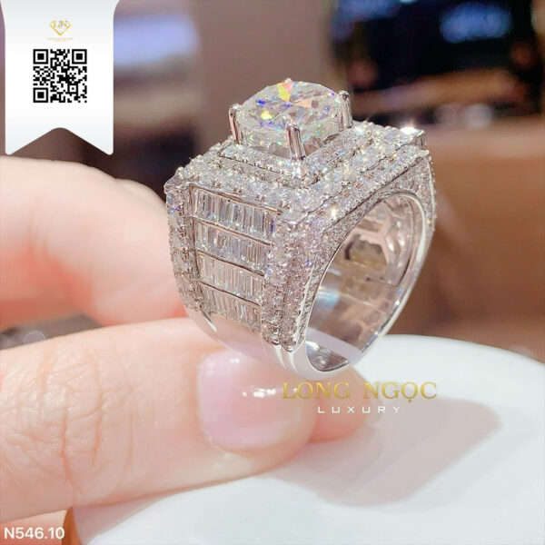 Nhẫn Nam Kim Cương N54610 Dương Trần Daimond