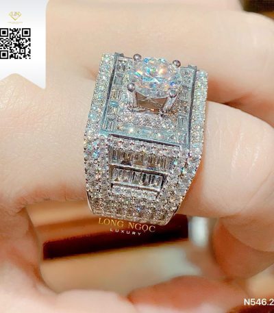 Nhẫn Nam Kim Cương N54620 Dương Trần Daimond