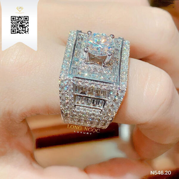 Nhẫn Nam Kim Cương N54620 Dương Trần Daimond