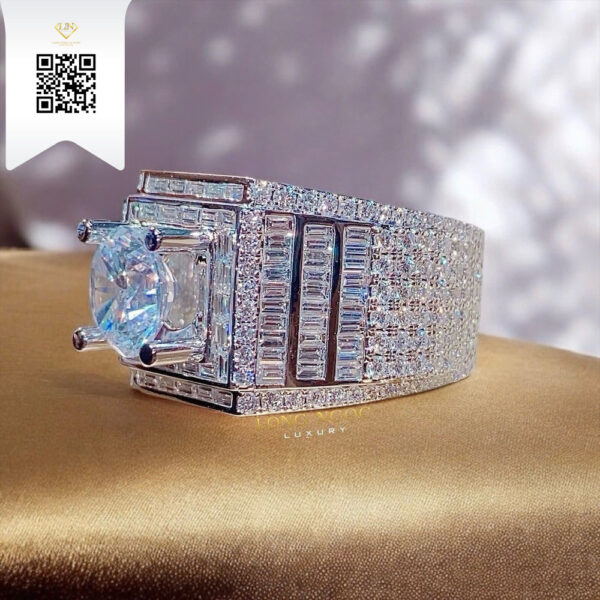 Nhẫn Nam Kim Cương N54626 Dương Trần Daimond