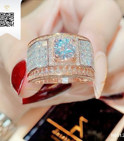 Nhẫn Nam Kim Cương N5512 Dương Trần Daimond