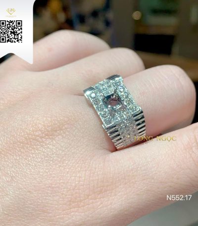 Nhẫn Nam Kim Cương N55217 Dương Trần Daimond