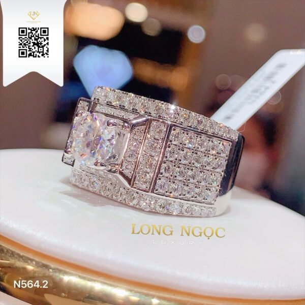Nhẫn Nam Kim Cương N5642 Dương Trần Daimond