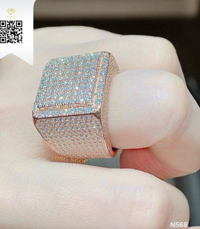 Nhẫn Nam Kim Cương N568 Dương Trần Daimond